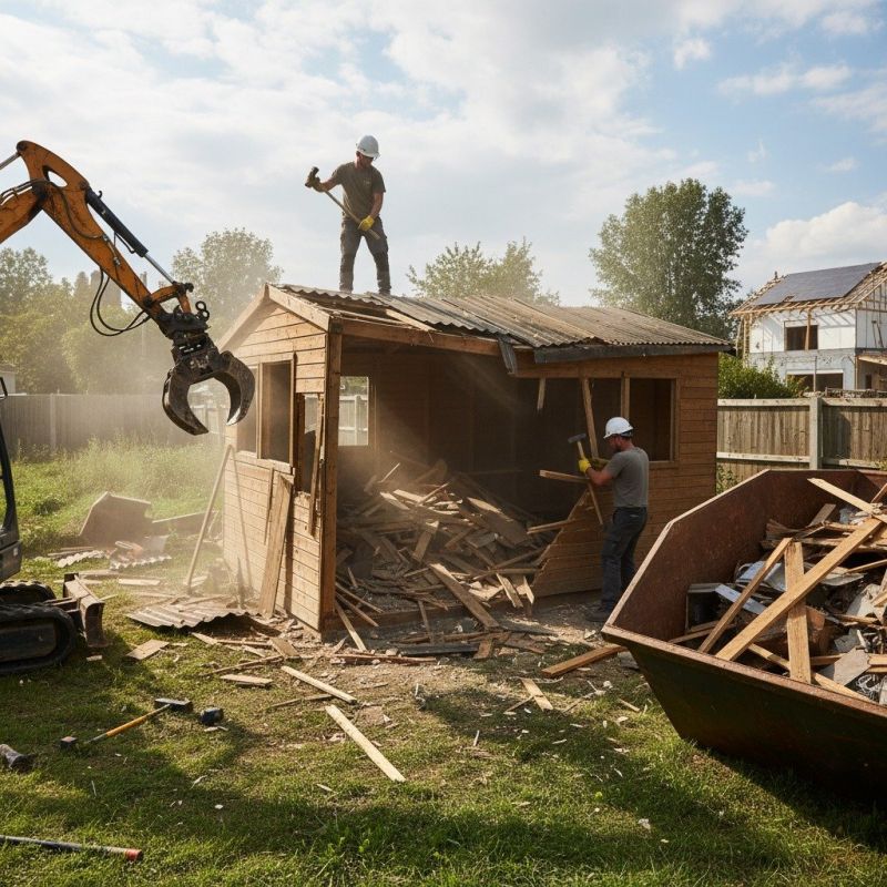 Local Shed Demolition pros at work